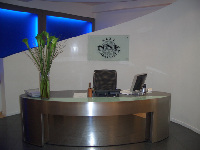 Stainless Steel Reception Desk