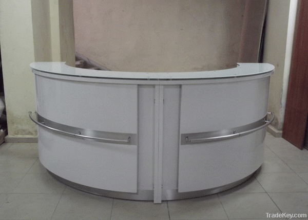 Reception Desk Lacquered Finish