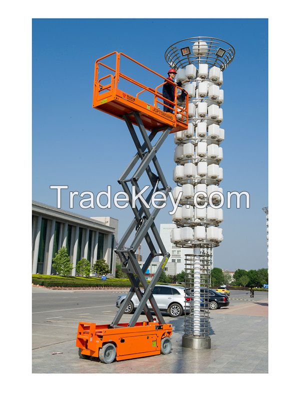 14m working height hydraulic driving scissor work platform 