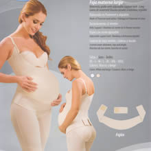 Maternity girdle with adjustable support belt