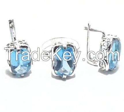 silver jewellery set