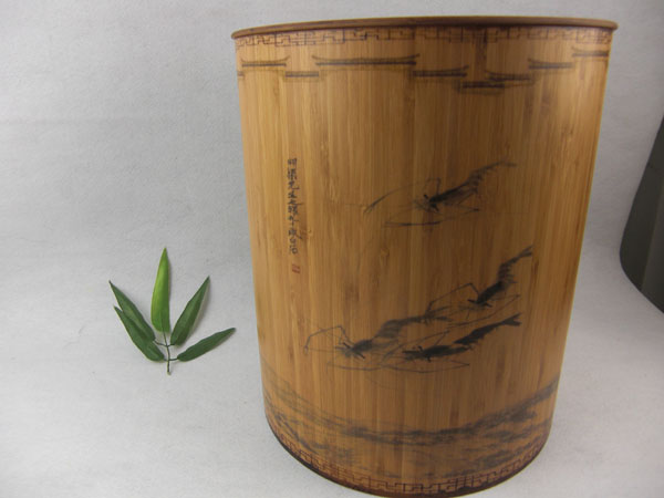 Bamboo craft bucket- excellent appearance