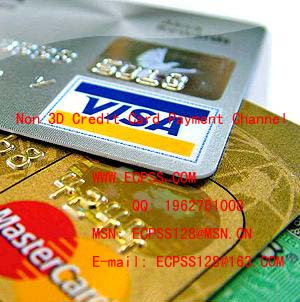 Non 3D Credit Card Payment Channel