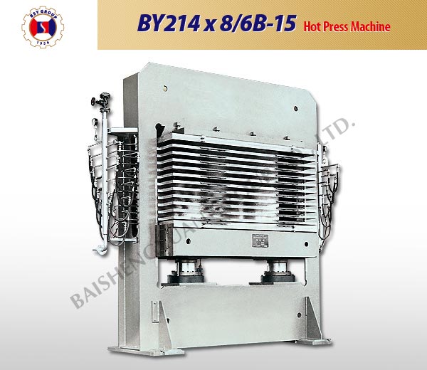 BY214*8/6B-15 Plywood Hot Press Machine
