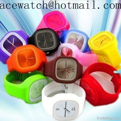 silicone watch silica gel wristwatches silicone gift watch