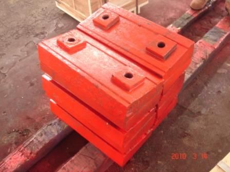 Crusher manganese parts