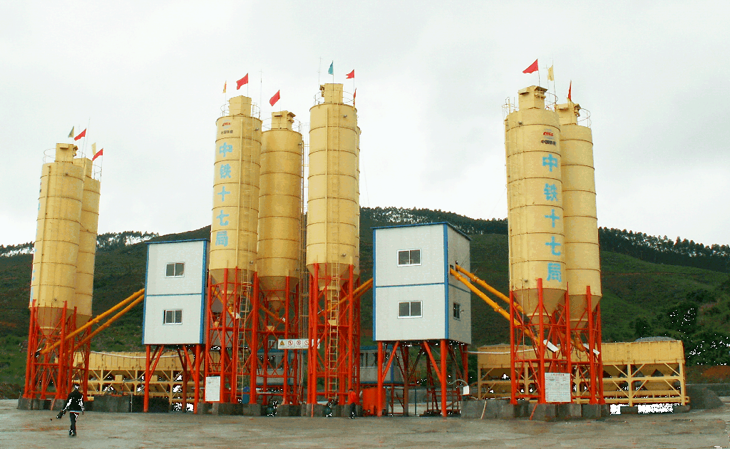 concrete mixing plant