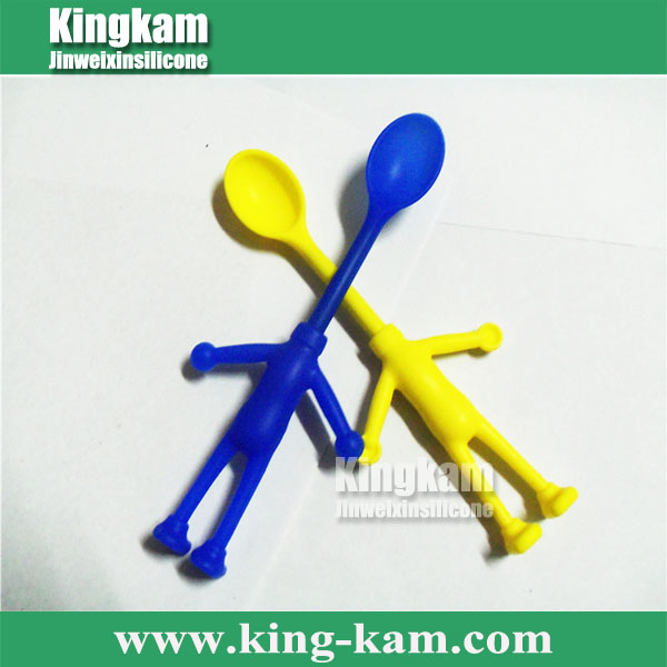 silicone baby spoon