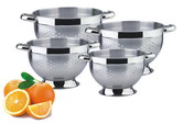 4pc s/s colander set