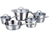 9pc Conical Shape Impact Bonded Cookware Set