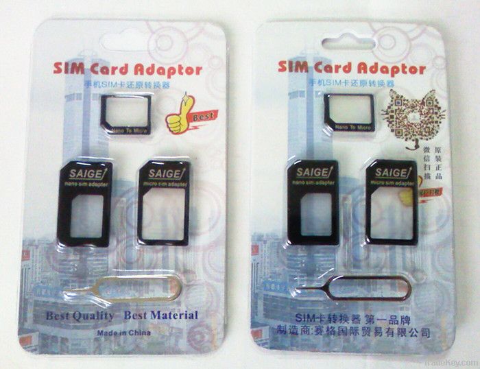 SIM card adaptor