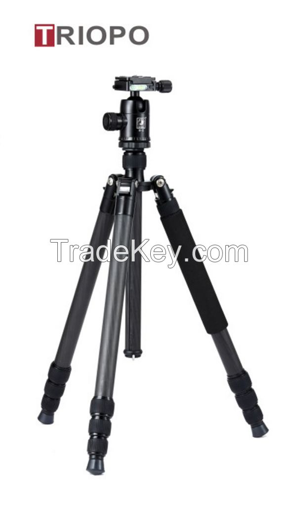 TRIOPO GT-2804X8.C+B-2 tripod kit , camera tripod , professional carbon fiber tripod and professional tripod with monopodÂ 