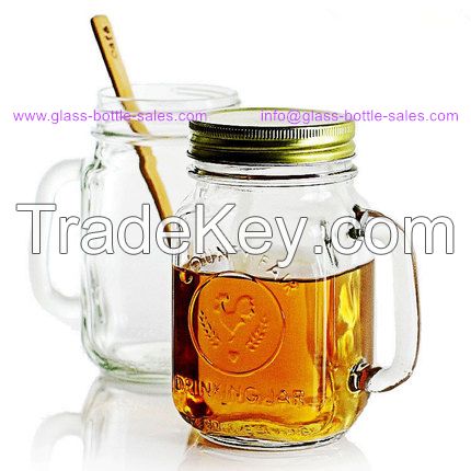 480ml Glass Mason Jar With Lid