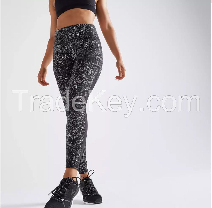 Streak print legging 