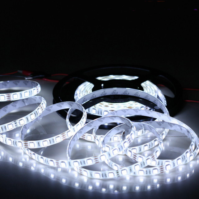 smd 3528 flexible led strip light waterproof 60pcs white color.