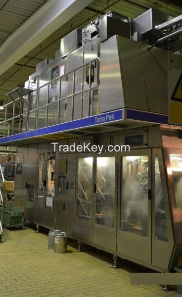 Tetra Pak A3 flex TPA 1000 Sq filling machine and TCA 45 Screw Capper