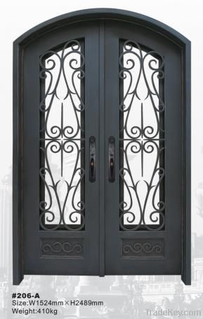 wrought iron door