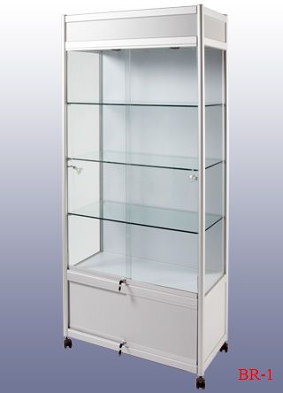 glass display cabinet