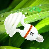 semi-spiral energy efficient bulbs