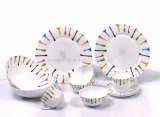 58pcs opal glass dinner set