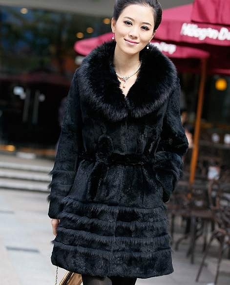 Rabbit Fur Overcoat