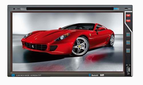 6.95&amp;quot; Indash DVD with GPS/IPOD/TV/AM/FM/USB/SD/IPHONE MENU