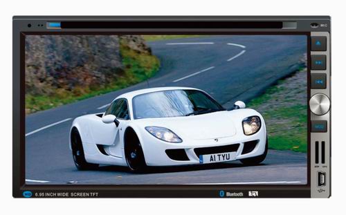 6.95inch Indash DVD with GPS/IPOD/TV/AM/FM/USB/SD/IPHONE MENU