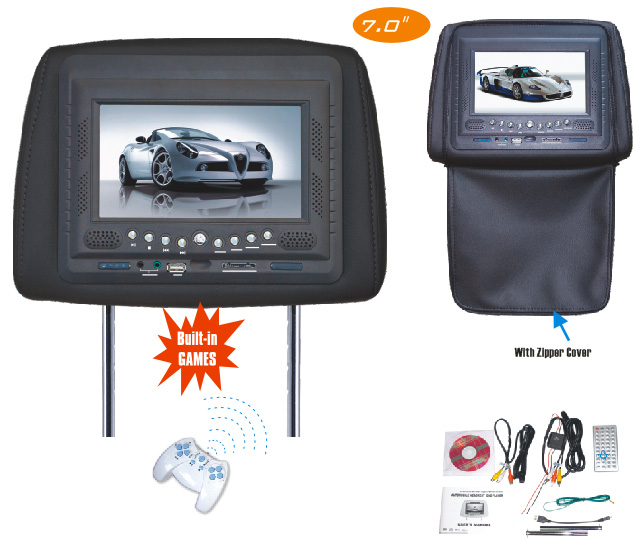 Headrest DVD Player