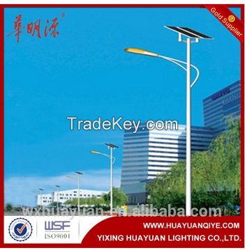 galvanised solar street light pole