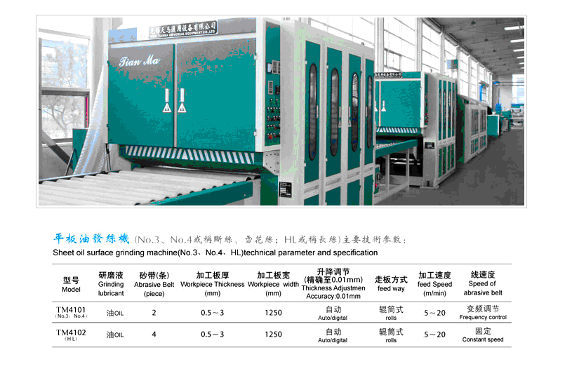 Sheet oil surface grinding machine