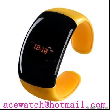 LED Vibration Bluetooth Bracelet 2011 Fashion LED Display with caller