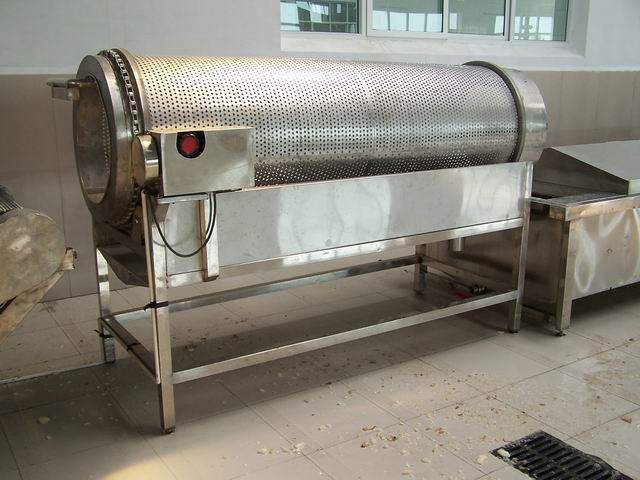 Peach peeling machine