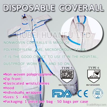 Disposable Non-woven coverall