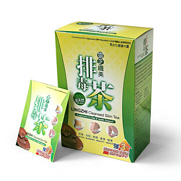 Japan Lingzhi Cleansed Slim Tea 100% Natural