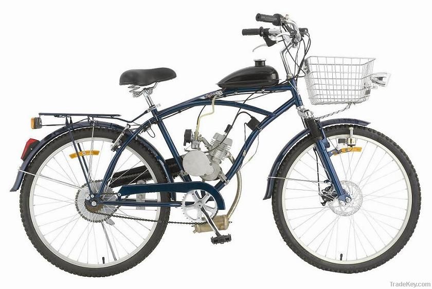 Gasoline Beach Cruiser Bike Gasoline Engine Boosting Beach Bicycle