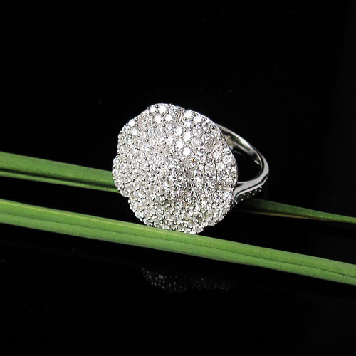 2011 charming 925 sterling silver CZ rings costume jewelry