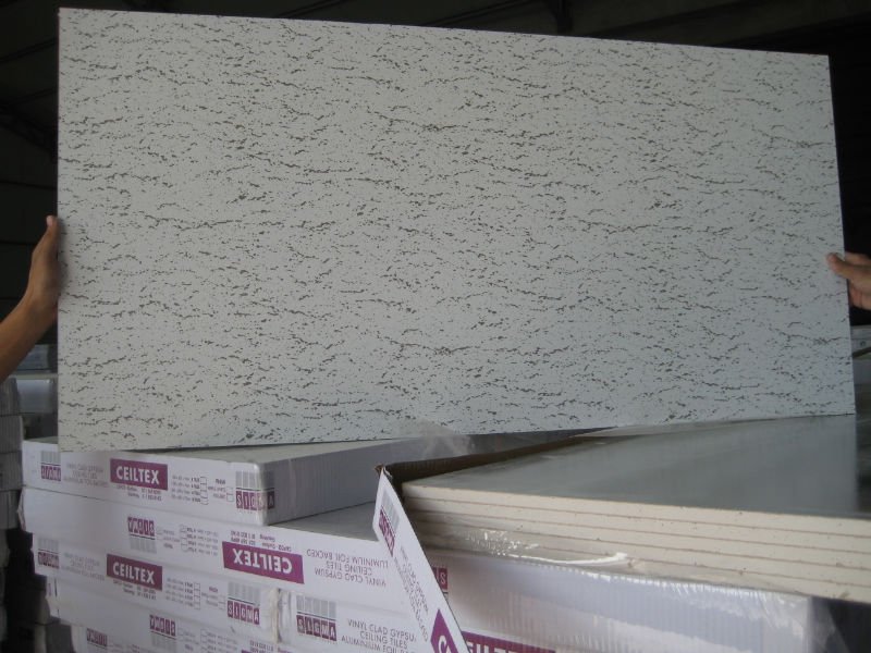 PVC Gypsum Board Ceiling Tiles