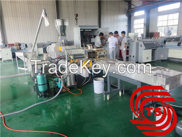 PP,PE,PS parallel double screw pelletizing machine