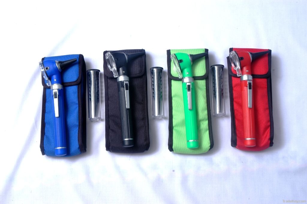 Fiber Optic Mini Otoscope Set, Bright Whitest LED illumination