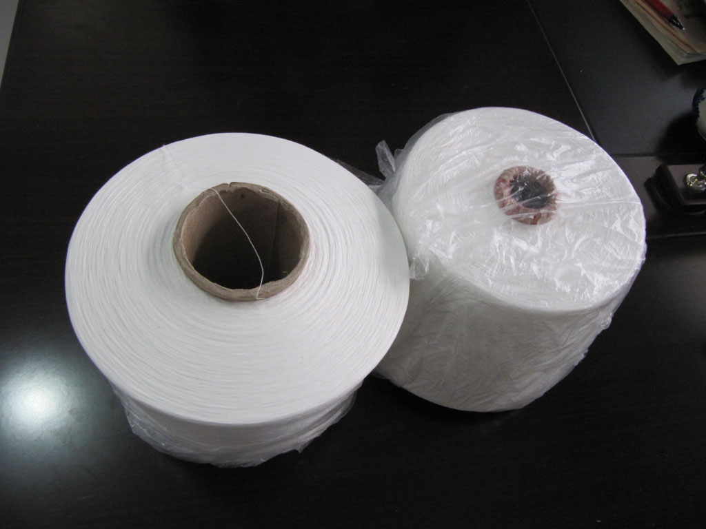 100% polyester spun  yarn supplier for weaving or knitting