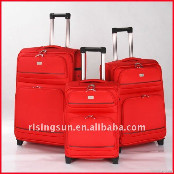 high quality polyester luggage set