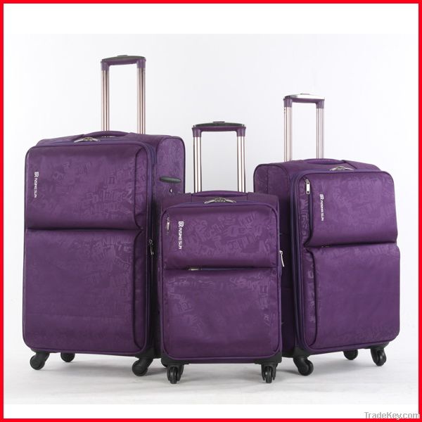 trolley travel polyester luggage