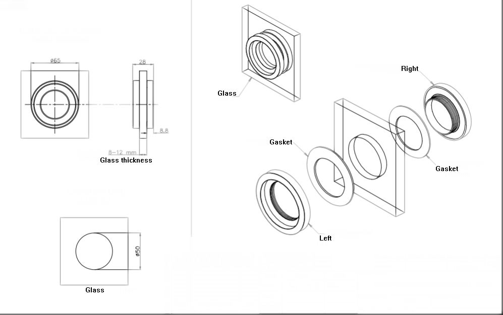 Shower Door Knob