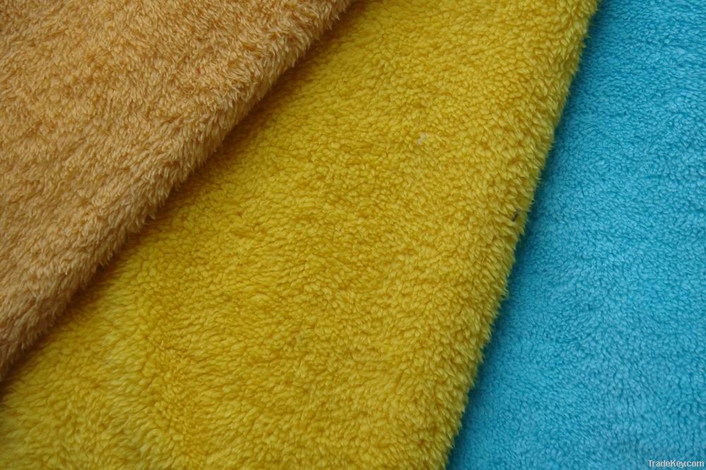 100%polyester velvet fleece fabric/velveteen