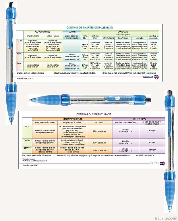 Flag Pen, scroll pen, roll-out pen