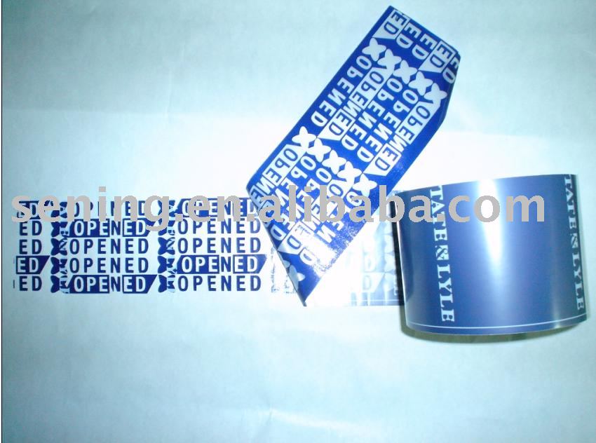 tamper proof evident tape