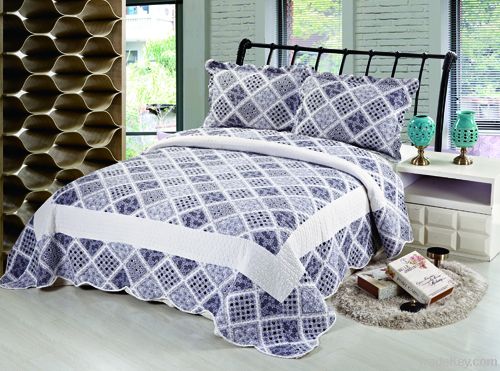 patchwork microfiber bedding set