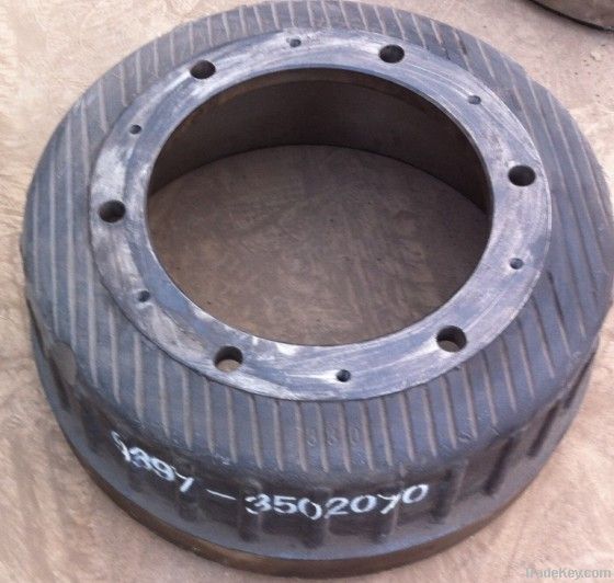 Truck brake drum