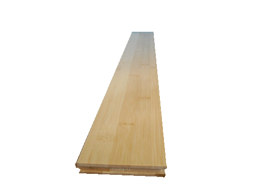 Natural horizontal bamboo flooring