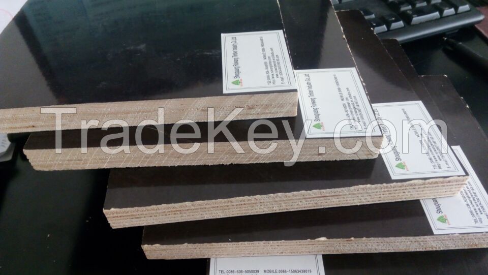  Black Or Brown Or Red Film Faced Plywood, Finger Joint Core Plywood, Construction Cheap Finger Joint Core Plywood